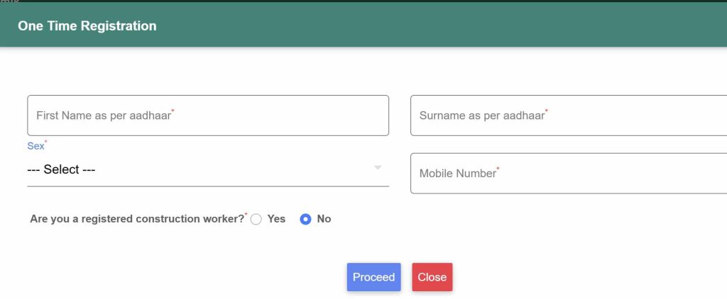 Odisha Nirman Shramik Registration 3